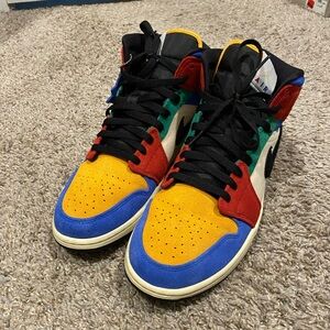 Jordan 1 Mid SE- Fearless Blue the Great